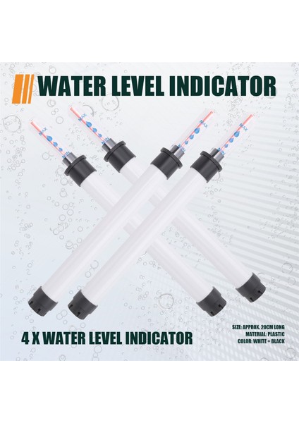 Hobi Bahçıvanları Için Çok Uygun Olan Kapalı Bitkilerin Su Seviyesi Göstergesi Için 4 Parça Saksılar (Yurt Dışından) indirimleri