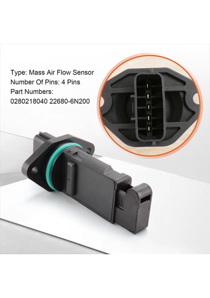 1pcs Maf Kitle Hava Akış Ölçer Sensörü 0280218040 22680-6N200 Nissan Almera Maxima X-Trail 2002-2015 (Yurt Dışından) indirimleri