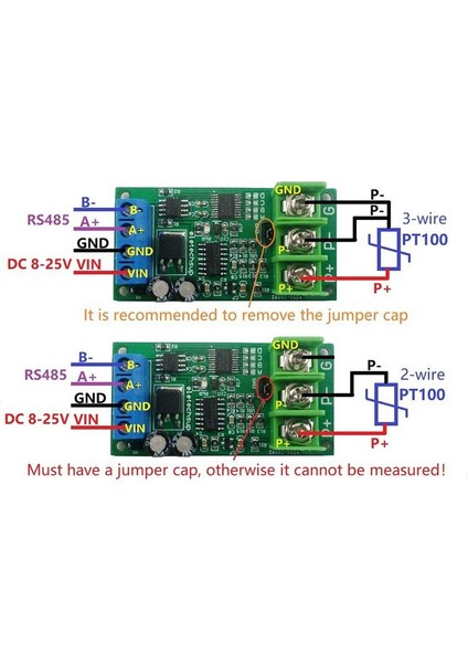 Eletechsup PT100 Platin Termal Direnç Dc 12V PT100 Rtd Dönüştürücü PTA9B01 PT100 RS485 Edinme Modülü -20 ℃ Ila +220 ℃ (Yurt Dışından) indirimleri