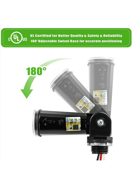 4 Paketi Alacakaranlıktan Şafak/gündüz Gece Sensörü Fotoelektrik Anahtar Fotoğraf Hücre Sensörü IP65 Dış Işık Için Su Geçirmez Fotosel (Yurt Dışından) fırsatları