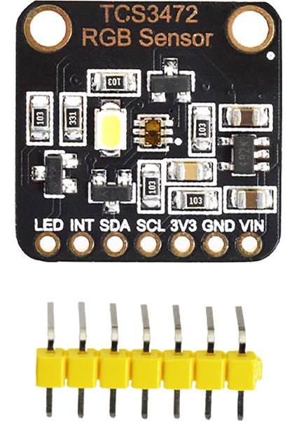 Renk Tanıma Sensörü TCS230 TCS3200 Arduino STM32 Dc 3 3/5V Için Parlak Işık Sensörü Rgb (Yurt Dışından)