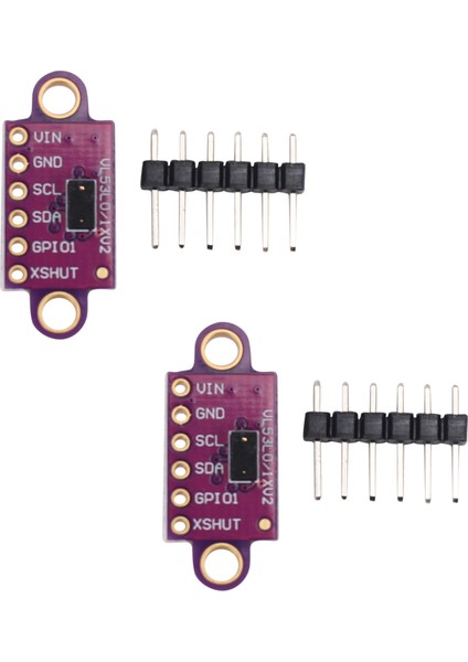Arduino Için 2x VL53L0X Uçuş Süresi Mesafesi Sensörü GY-VL53L0XV2 Modülü (Yurt Dışından)