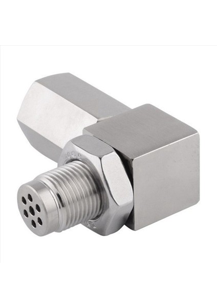 2x Evrensel O2 Oksijen Sensör Adaptörü 90 ° Derece 02 Bung Uzatma Katalitik Genişletici Ara M18X1 5 Düzeltme Kontrol Motoru (Yurt Dışından) modelleri