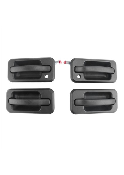 4pcs Dış Dış Dış Kapı 2003-2009 Için Otomatik Parçalar Hummer H2 Siyah Dokulu 131609870457 15104792 10360326 (Yurt Dışından)
