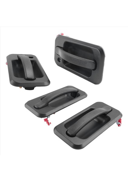 4pcs Dış Dış Dış Kapı 2003-2009 Için Otomatik Parçalar Hummer H2 Siyah Dokulu 131609870457 15104792 10360326 (Yurt Dışından) modelleri