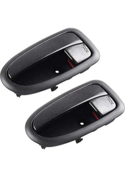 2x Araba Siyah Iç Kapı Kolu Hyundai Matrix Lavita Için Yakalama 2001-2010 82610-17010 Sol (Yurt Dışından)