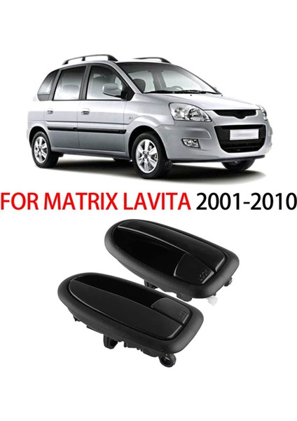 2x Araba Siyah Iç Kapı Kolu Hyundai Matrix Lavita Için Yakalama 2001-2010 82610-17010 Sol (Yurt Dışından) indirimleri