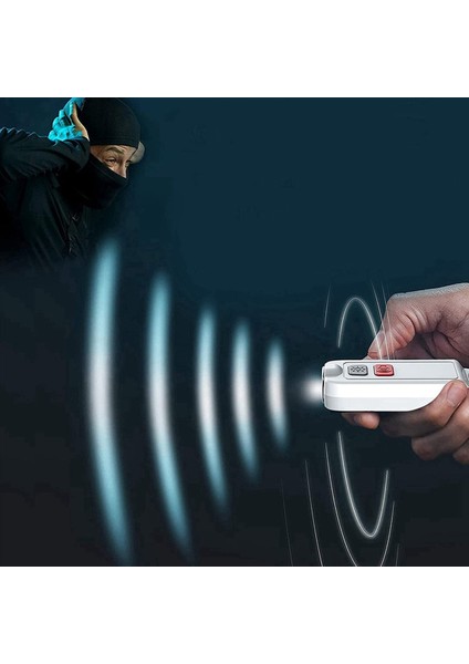 3x Kişisel Alarm Sos LED Işığı Olan Kadınlar Için Güvenlik Alarmı 130DB Siren Çocuk Büyükleri Için Su Geçirmez Anahtarlık Ses Cihazı (Yurt Dışından) modelleri