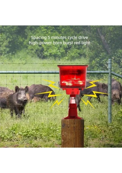 Güneş Enerjili Alarm Işığı Kuş Hayvanı Yenilenmiş Hareket Sensörü Dedektörü Siren Flaşı Ev Meyve Çiftliği (Yurt Dışından) fırsatları