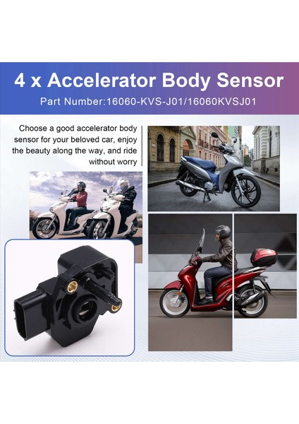 Honda Titan Için 4pcs Hızlandırıcı Vücut Sensörü 160 2016 Hibrit 16060KVSJ01 16060-KVS-J01 (Yurt Dışından) fırsatları