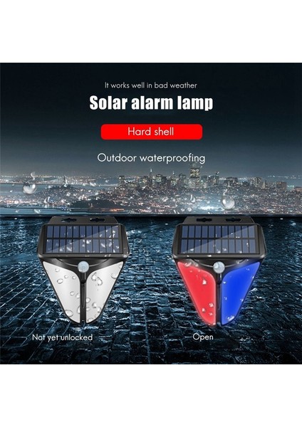 Kablosuz Güneş Enerjili Alarm Insan Vücudu Açık Hava Uyarısı Için Su Geçirmez Işlevle Işık Algılama Alarmı Algılama (Yurt Dışından) modelleri