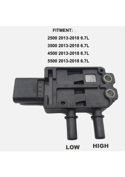 68085750AB Araç Egzoz Gazı Dodge Ram Için Diferansiyel Basınç Sensörü 2013-2017 2500 3500 4500 5500 6 7l (Yurt Dışından) fırsatları