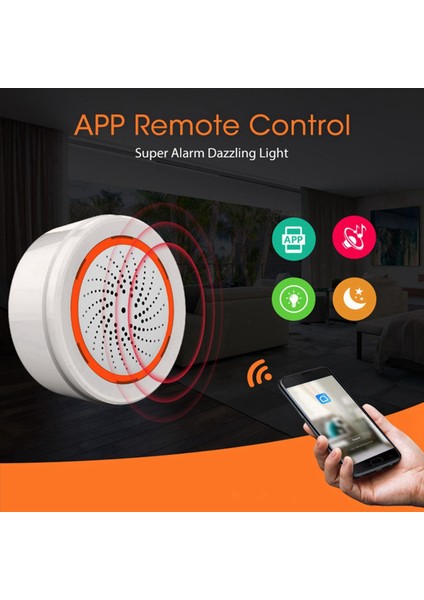 2x Tuya Zigbee Akıllı Ses ve Hafif Siren Sensörü Akıllı Yaşam Ev Güvenlik Sistemi Tuka Gateway Hub Siren Alarmı Tuya Için (Yurt Dışından) modelleri