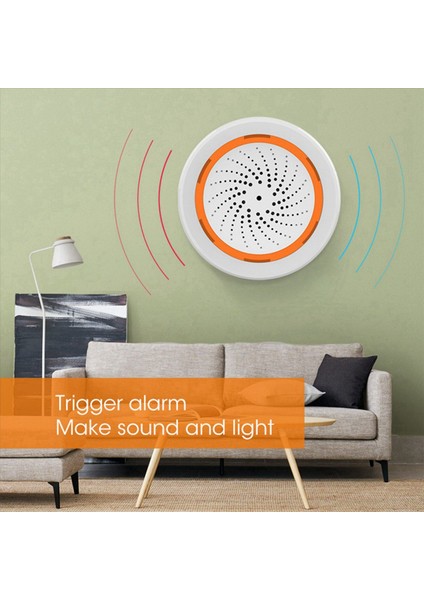 2x Tuya Zigbee Akıllı Ses ve Hafif Siren Sensörü Akıllı Yaşam Ev Güvenlik Sistemi Tuka Gateway Hub Siren Alarmı Tuya Için (Yurt Dışından) indirimleri