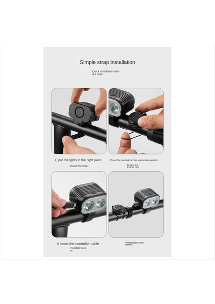 Bisiklet Lambası, Uzun ve Kısa Far Çift Lamba Boncukları (Yurt Dışından) fiyatları