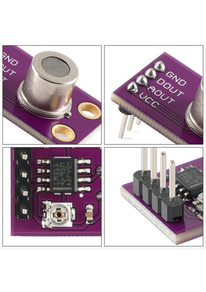 MS1100 Gaz Sensörü Modülü Hassas Tvoc ve Co2 Tespiti Ev ve Laboratuvar Gaz Si Algılama (Yurt Dışından) fiyatları