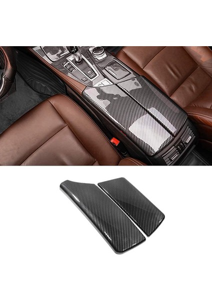 3x -Bmw 5 Serisi F10 2011-2016 Karbon Fiber Merkezi Koltuk Köpeği Kapakları Konsol Kutusu Saklama Kutusu Trim Kapak (Yurt Dışından) fiyatları