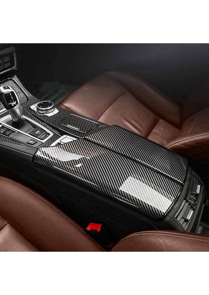 3x -Bmw 5 Serisi F10 2011-2016 Karbon Fiber Merkezi Koltuk Köpeği Kapakları Konsol Kutusu Saklama Kutusu Trim Kapak (Yurt Dışından) modelleri