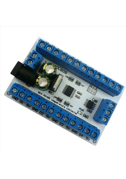 Eletechsup 2x 8ch DS18B20 RS485 Modbus Rtu Sıcaklık Kontrol Sensörü Uzak Dijital Modül Plc R4DCB08 (Yurt Dışından) modelleri