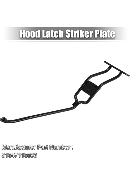 Araba Hood Mandalı Braket Hood Destek Braketi 51647116693 Bmw E90 E91 E92 E93 325I 330I 328I 335I 330I M3 335D 335IS (Yurt Dışından) modelleri