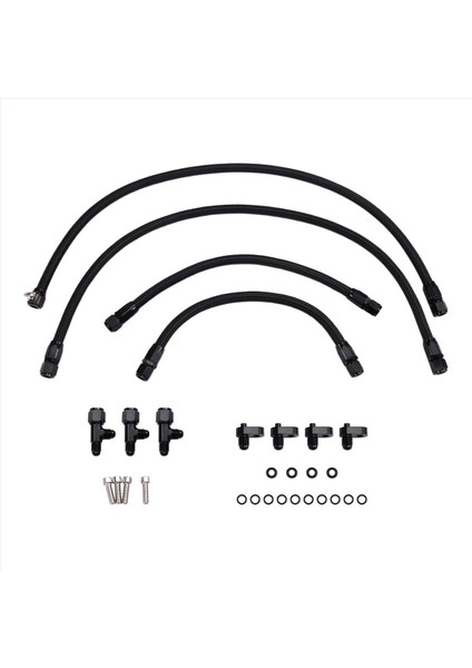 Soğutucu Crossover Hortum Soğutucu Soğutucu Kiti Buhar Havalandırma Hortumu Lsx Ls1 Ls2 Ls6 Lm7 Siyah (Yurt Dışından)