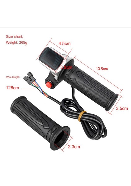 36V Bükülme Gaz Kelebeği Için 4x Evrensel Elektrikli Bisiklet Gaz Kelebeği E-Bisiklet Parçaları (Yurt Dışından) fırsatları