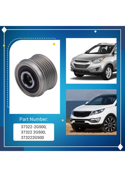 Araba Debriyaj Kasnak Jeneratörü 37322-2G500 373222G500 Hyundai Santa Fe Kia Optima Sorento Sportage 2 0l 2 4l (Yurt Dışından) indirimleri