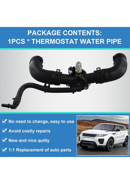 Land Rover Range Rover 13 Range Rover Sport 14 Için Yeni Li Termostat Su Borusu Radyatör Havalandırma Borusu LR036058 (Yurt Dışından) fırsatları