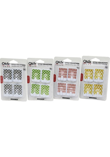 MİRAGE 4 PARÇA KARE YAPIŞKAN ASKI (4989)