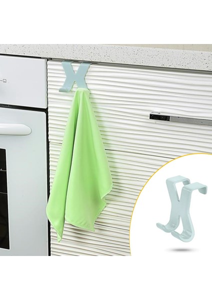 Mutfak Banyo Dolap Kapağına Takılan Meta Havlu Askılığı Aparatı (4989)