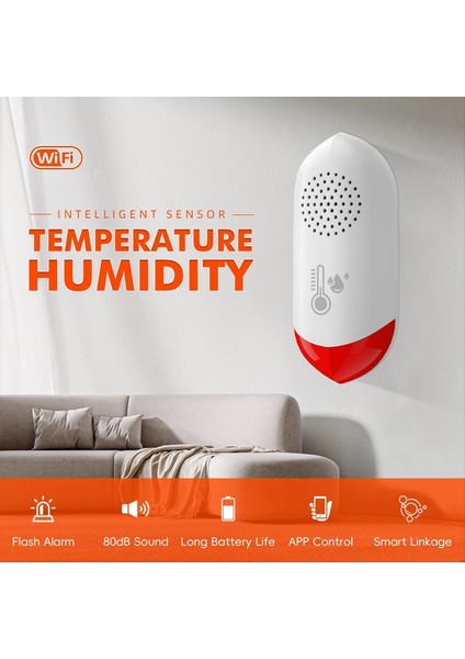 Wifi Sıcaklık ve Nem Sensörü Mobilya Sıcaklığı ve Nem Dedektörü Akıllı Sıcaklık Nem Alarmı (Yurt Dışından) fırsatları