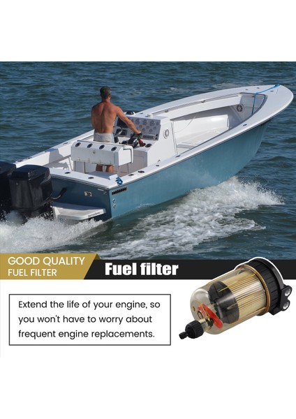1766160 Yağ Su Ayırıcı Gemi Yakıt Su Ayırıcısı Yakıt Filtre Montajı Yat Motoru Bakım Dıştan Takma Tekne (Yurt Dışından) modelleri