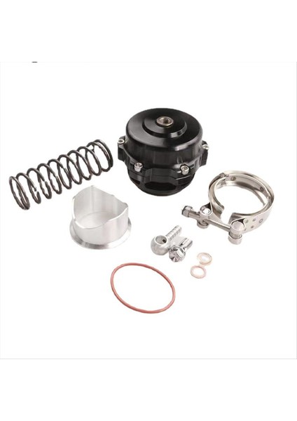 TKBOV001B50 Jdm Için Evrensel 50MM V Puraj Valfı ile Bov Q Typer Kaynaklı Alüminyum Flanş Vent Türbin Rölyefi Siyah (Yurt Dışından) fırsatları