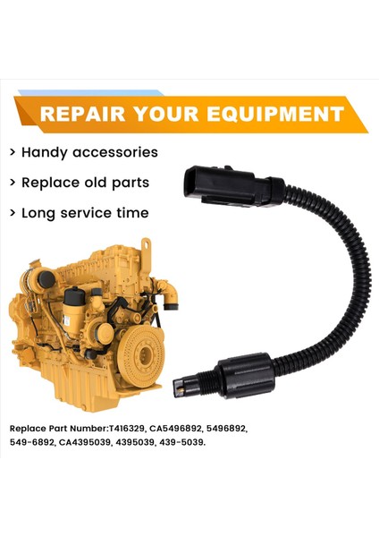 T416329 CA5496892 5496892 Perkins Caterpillar Cat Traktör D6K D6N D6K2 Yükleyici 924K 930K Sıvı Su Seviye Sensörü (Yurt Dışından) indirimleri