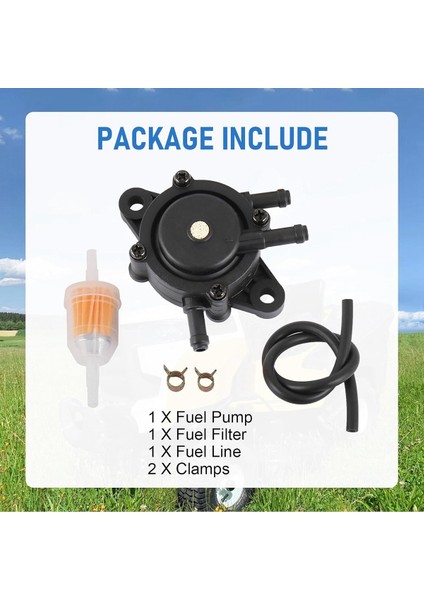 Kohler Için Yakıt Pompası 17HP-25HP Briggs &amp Stratton 491922 808656 John Deree LG808656 M138498 M145667 Honda Yamaha Için (Yurt Dışından) fiyatları