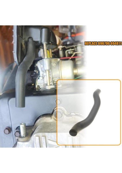 696796 Brıggs &amp Stratton Için Havalandırma Tüpü Küçük Benzinli Motorlar Yedek Parça Havalandırma Tüpü 694871 (Yurt Dışından) fırsatları