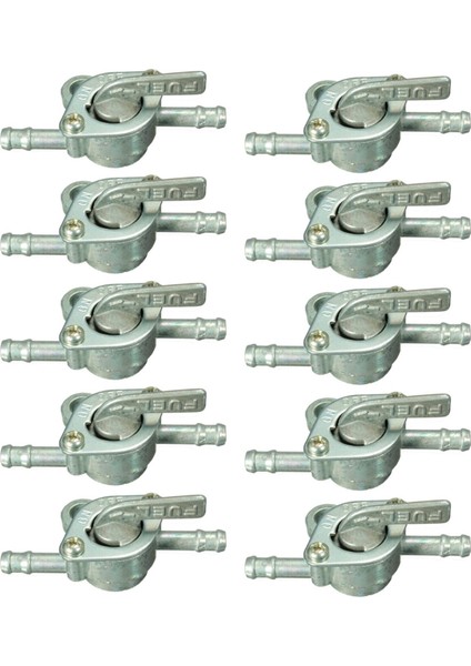 10PCS 1/4 Inç Satır Içi Yağ Gaz Yakıt Deposu Musluk Filtresi Petcock Anahtarı Çukur Pro Dört Kir Bisiklet (Yurt Dışından)