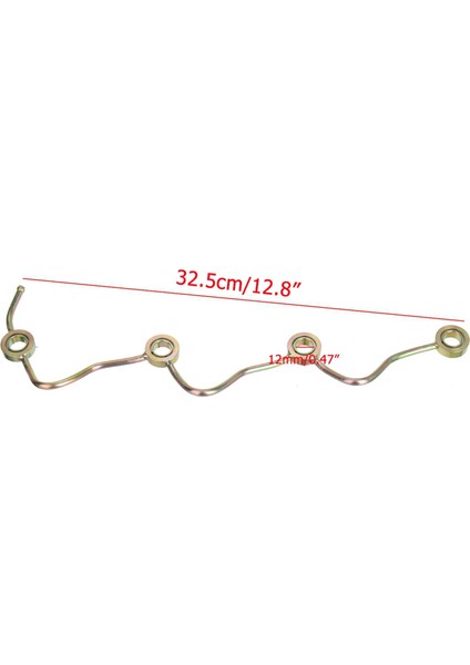 2x 23760-54030 2376054030 Hilux LN106 LN167 2 8 ve 3 0lt 3l 5l Için Toyota Için Ham Yağ Enjektörü Yakıt Demiryolu Borusu (Yurt Dışından) modelleri