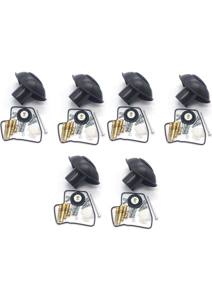 Honda Steed Için 6set 600 Gölge VLX600 Vlx 600 VT600 C Karbüratör Onarım Kiti Diyafram Valf Conta Yeniden Oluşturma Parçaları Seti (Yurt Dışından)