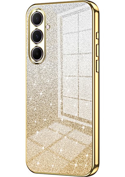 Samsung Galaxy A56 5g Elektrokaplama Degrade Simli Tpu Telefon Kılıfı (Yurt Dışından)