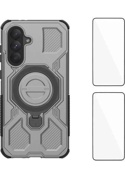 Samsung Galaxy A56 5g Kickstand Pc Tpu Telefon Kılıfı 2 Adet Ekran Filmi ile (Yurt Dışından)