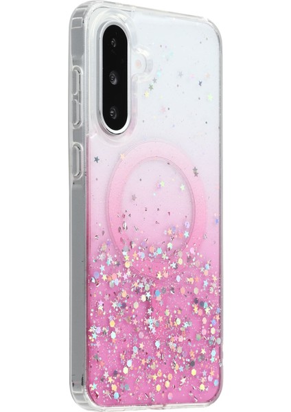 Samsung Galaxy A56 5g Sparkle Epoksi Tpu + Akrilik Telefon Kılıfı (Yurt Dışından)
