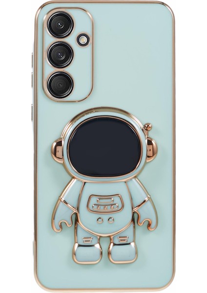 Samsung Galaxy A56 5g Astronot Gizli Ayaklı Galvanik Yumuşak Tpu Telefon Kılıfı (Yurt Dışından)