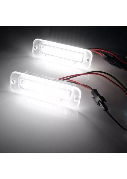 2pcs Beyaz 6000K Plaka Plaka Işıkları Mercedes Benz G500 G550 G55 Amg W463 4638200356 (Yurt Dışından) fiyatları