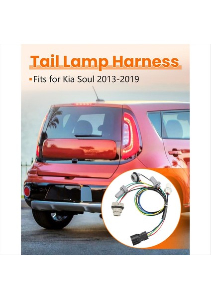92450-B2000 Kuyruk Lambası Kablo Dairesi Lh Veya Rh Kia Soul 2013-2019 Arka Kuyruk Işık Lambası Soketi Kablo Demeti (Yurt Dışından) modelleri