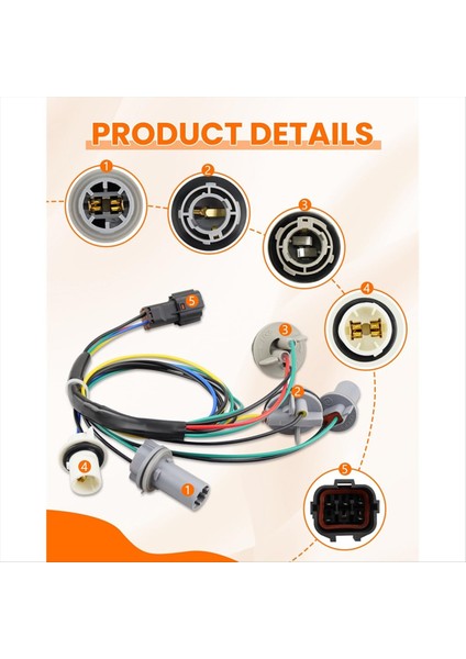 92450-B2000 Kuyruk Lambası Kablo Dairesi Lh Veya Rh Kia Soul 2013-2019 Arka Kuyruk Işık Lambası Soketi Kablo Demeti (Yurt Dışından) fırsatları