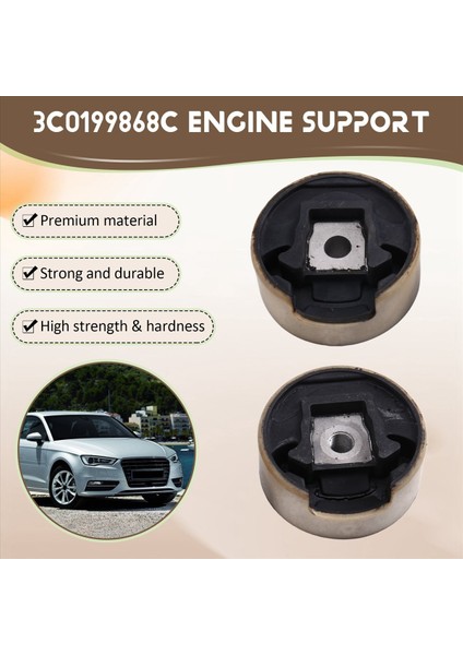 2pcs 3C0199868C 3C0199867C Araç Motor Montaj Montajı Destek Audi A3 Tt Vw Vw Golf Tiguan Koltuğu Leon (Yurt Dışından) fırsatları