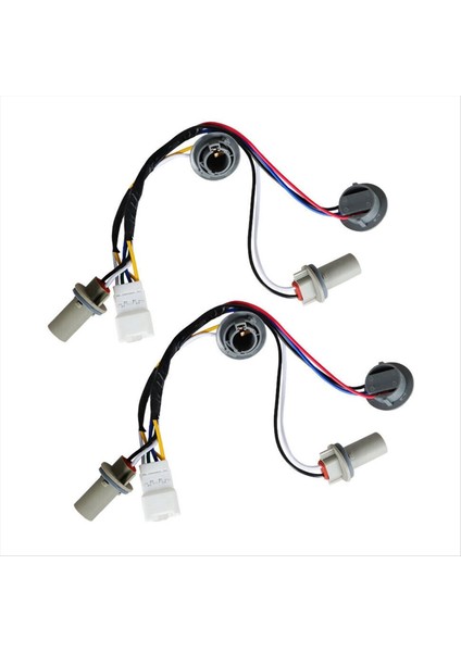 2pcs Araba Arka Arka Lamba Lambası Soketi ve Hyundai Sonata Için Kablo Demeti 2011-2014 92450-3Q000 (Yurt Dışından) modelleri