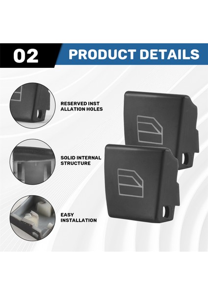 Mercedes-Benz C-Class W204 S204 W212 W246 W166 W463 E-Serisi E200 E220 E250 Için Ana Pencere Anahtarı Düğmesi Kapak Kapağı (Yurt Dışından) indirimleri