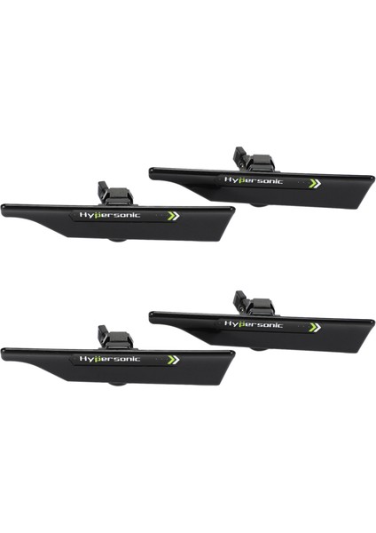 Hipersonik 4 Adet Siyah Silecek Standı Ön Cam Silecek Kanadı Ön Cam Silecek Bıçağı Spoyler Arkadaşı Kanat Otomatik Araba Aracı (Yurt Dışından)